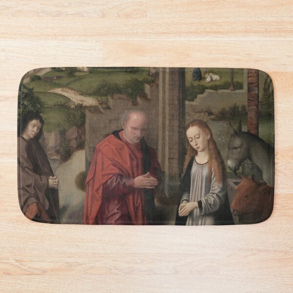 Item preview, The Nativity, c. 1485–90. Gerard David (Netherlandish, 145060–1523). Oil on wood panel designed and sold by Vintage Designs +.