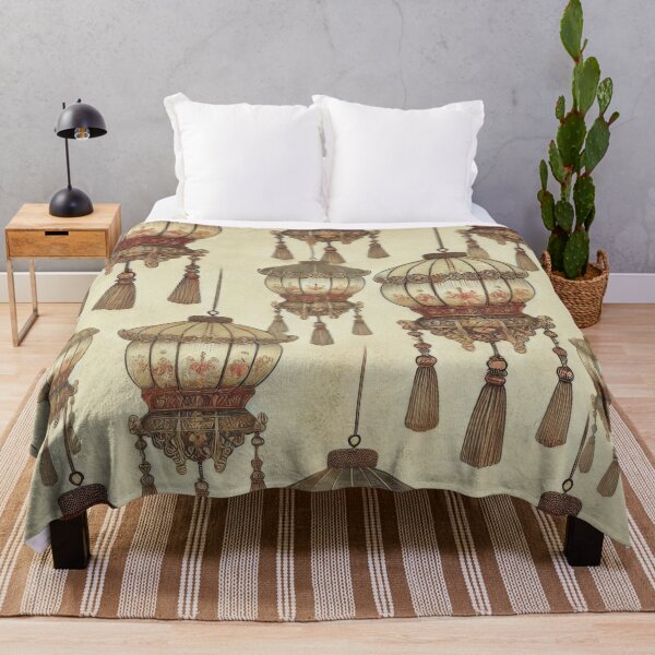 Item preview, Vintage Korean Lantern Pattern designed and sold by BobArtGallery.