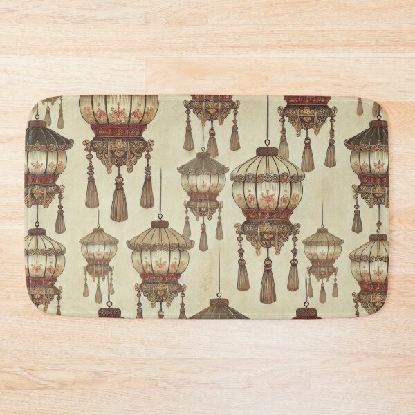 Item preview, Vintage Korean Lantern Pattern designed and sold by BobArtGallery.