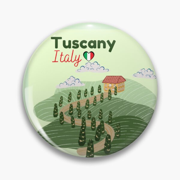 Item preview, Tuscany Italy Vineyard Retro Emblem  designed and sold by Dikshant Goyal.