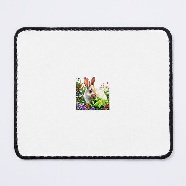 Item preview, Rabbit biting lettuce designed and sold by Kenji11.