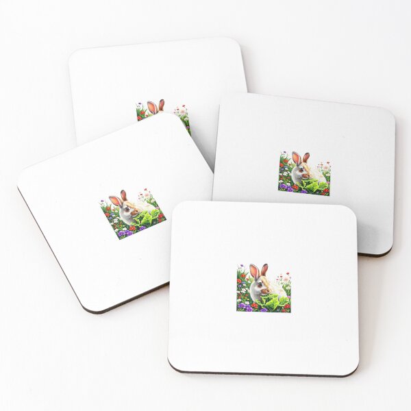 Item preview, Rabbit biting lettuce designed and sold by Kenji11.