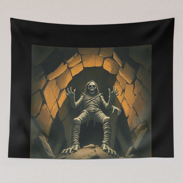 Item preview,  the mummy bursting out of his sarcophagus to get you!  evil undead creature designed and sold by Vintage Designs +.