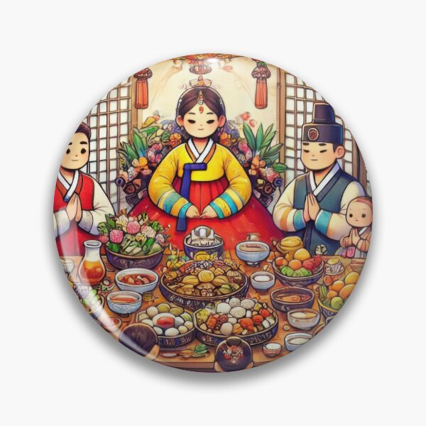 Item preview, Honoring Ancestors in Seollal designed and sold by BobArtGallery.