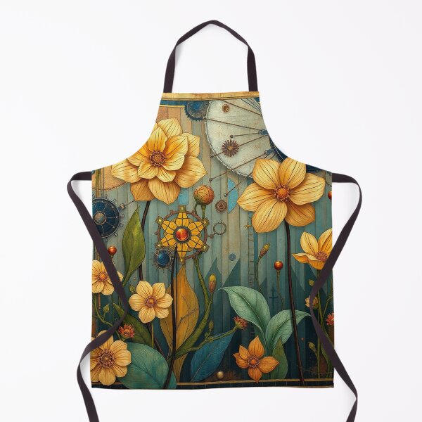 Item preview,  A Beautiful Flower Garden painting inspired by Gustav Klimt designed and sold by Vintage Designs +.