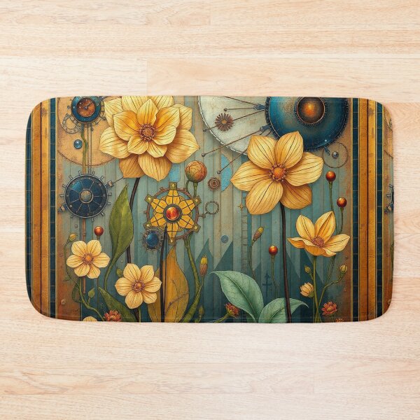 Item preview,  A Beautiful Flower Garden painting inspired by Gustav Klimt designed and sold by Vintage Designs +.