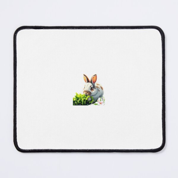 Item preview, Rabbit biting lettuce designed and sold by Kenji11.