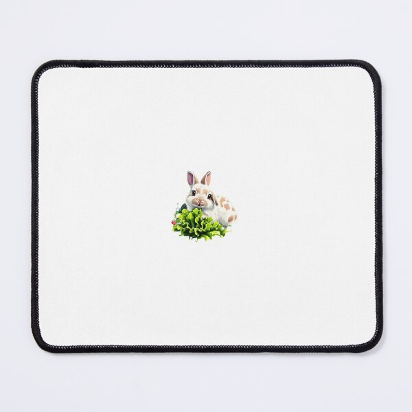 Item preview, Rabbit biting lettuce designed and sold by Kenji11.