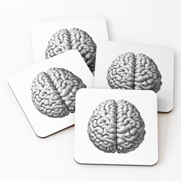 Item preview, Human brain illustration  designed and sold by NTGUILTY.