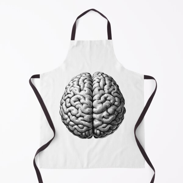 Item preview, Human brain illustration  designed and sold by NTGUILTY.