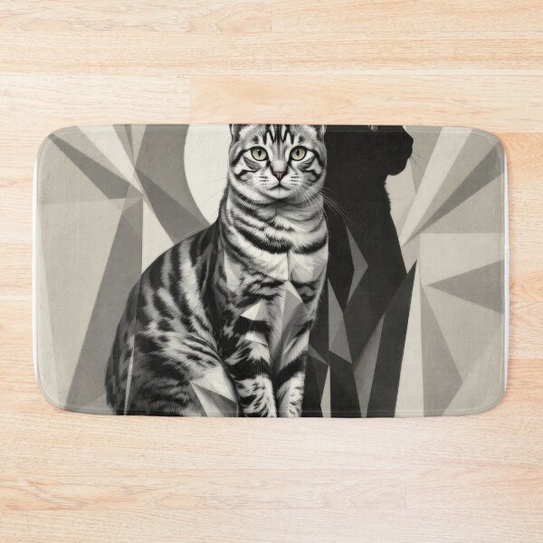 Item preview, Silver Tabby with Shadow designed and sold by HabitableMoons.