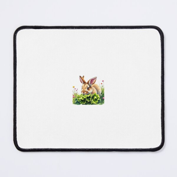 Item preview, Rabbit biting lettuce designed and sold by Kenji11.
