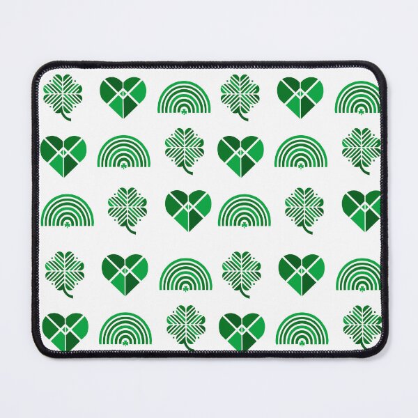 Item preview, "Triple Irish Luck" - Shamrock, Heart, and Rainbow St. Patrick’s Day Design designed and sold by Artticadesigns.