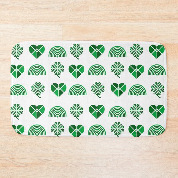 Item preview, "Triple Irish Luck" - Shamrock, Heart, and Rainbow St. Patrick’s Day Design designed and sold by Artticadesigns.