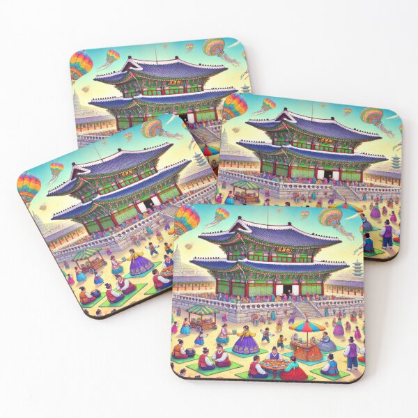 Item preview, Seollal Splendor at Gyeongbokgung Palace designed and sold by BobArtGallery.