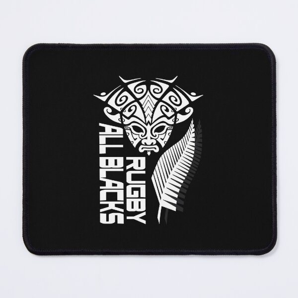 Item preview, All Blacks Rugby New Zealand Fern Maori Tattoo Warrior Face designed and sold by GabrieSketcham.