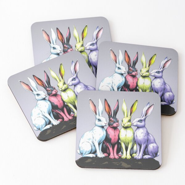 Item preview, Jackrabbit Quartet designed and sold by HabitableMoons.