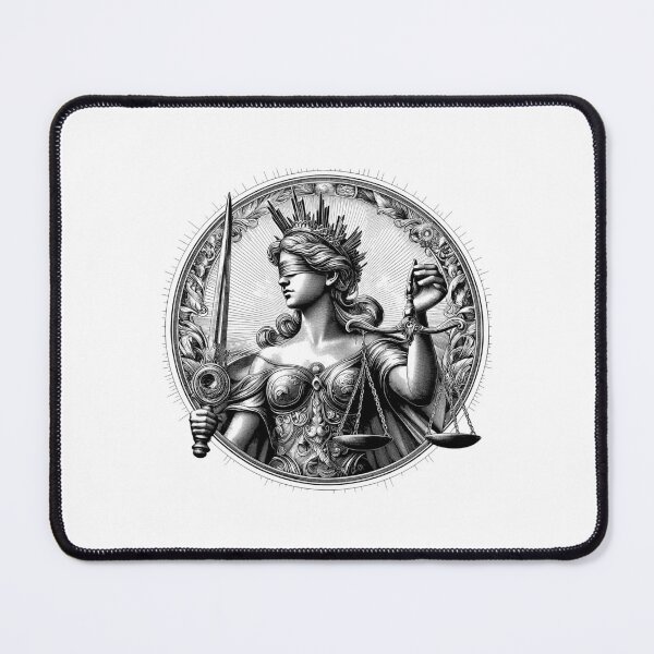 Item preview, From Myth to Canvas Lady Justice's Evolution designed and sold by NTGUILTY.