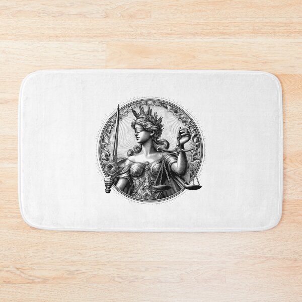 Item preview, From Myth to Canvas Lady Justice's Evolution designed and sold by NTGUILTY.
