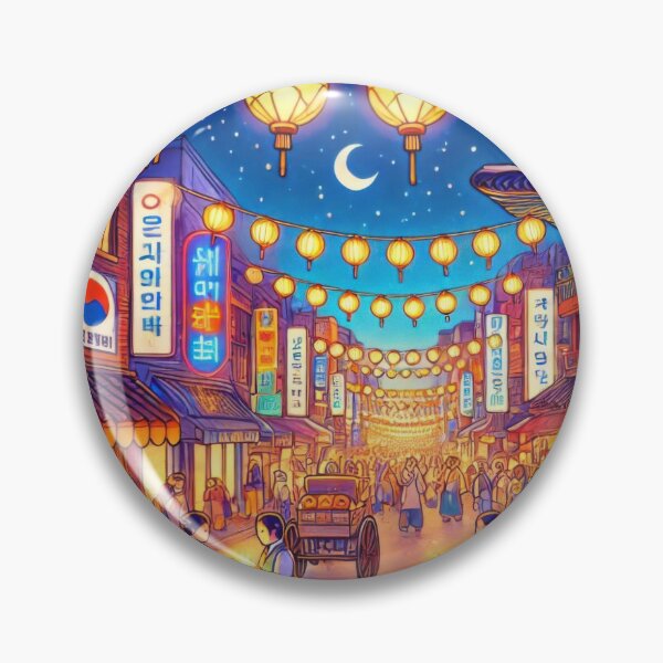 Item preview, Night Celebration in Los Angeles designed and sold by BobArtGallery.