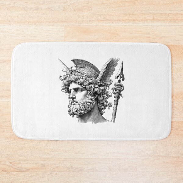 Item preview, From Olympus to Canvas A Captivating Hermes Portrait designed and sold by NTGUILTY.