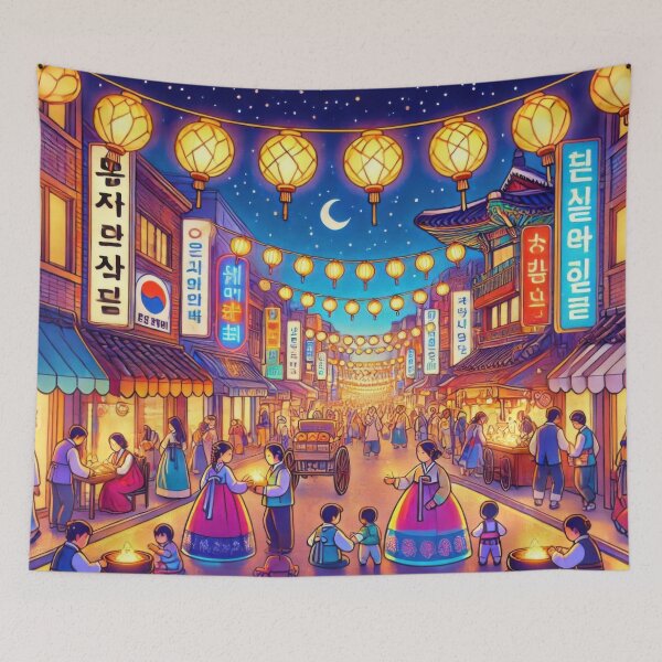 Item preview, Night Celebration in Los Angeles designed and sold by BobArtGallery.