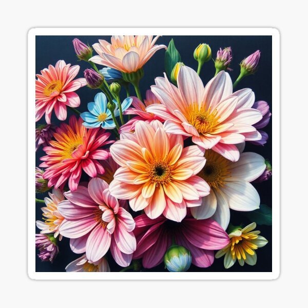 Item preview, Radiant Bloom: A Symphony of Color designed and sold by GeDesPI Arts.