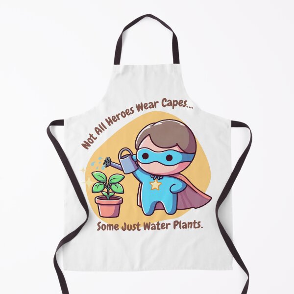 Item preview, Not All Heroes Wear Capes... Some Just Water Plants - Everyday Hero Sticker designed and sold by Zephyra Grove.