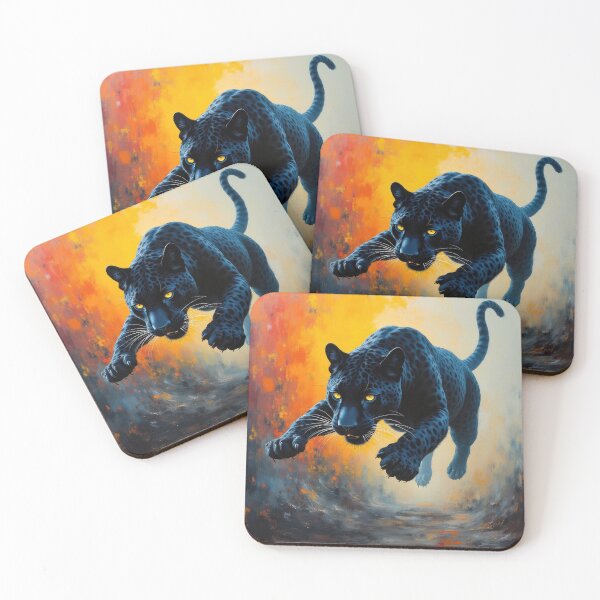 Item preview, Leaping Leopard designed and sold by HabitableMoons.