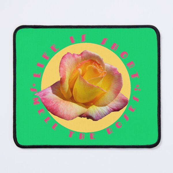 Item preview, Life is short - smell the roses! designed and sold by Pawethic Prints Studio.