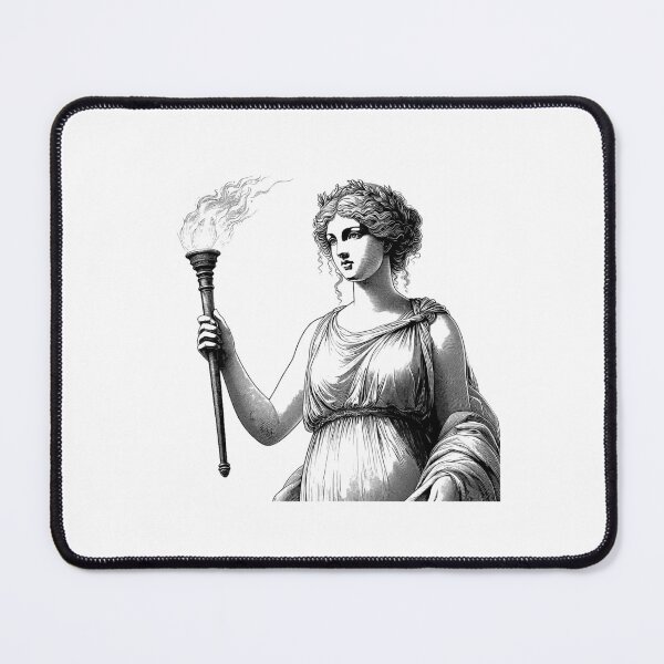 Item preview, Guardian of the Hearth A Stunning Portrait of Hestia designed and sold by NTGUILTY.