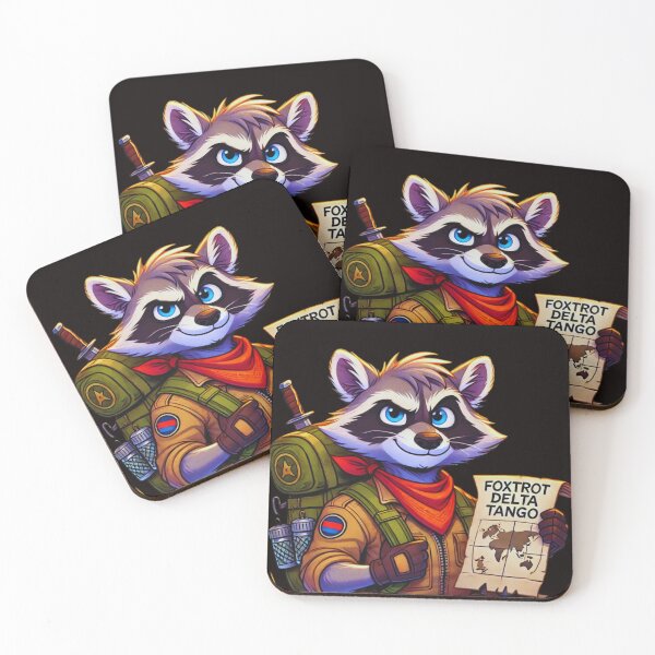 Item preview, Raccoon Mission: Foxtrot Delta Tango designed and sold by GrafiShop.