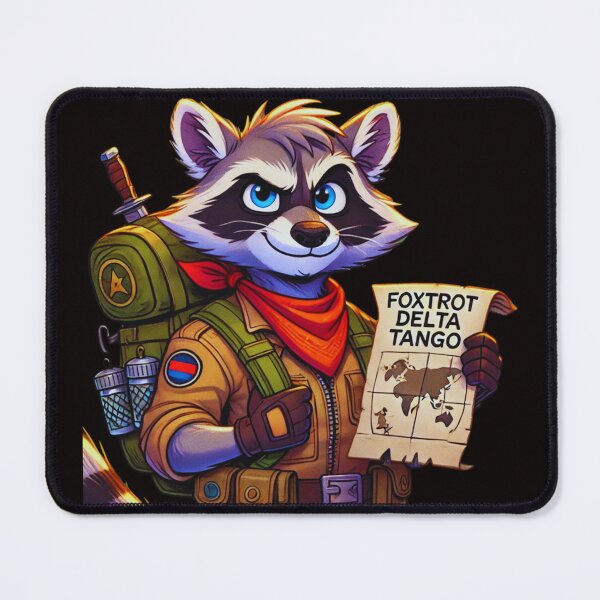 Item preview, Raccoon Mission: Foxtrot Delta Tango designed and sold by GrafiShop.