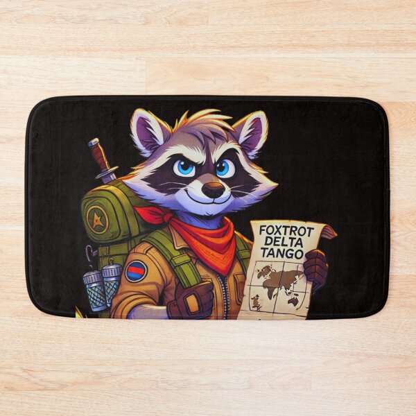 Item preview, Raccoon Mission: Foxtrot Delta Tango designed and sold by GrafiShop.