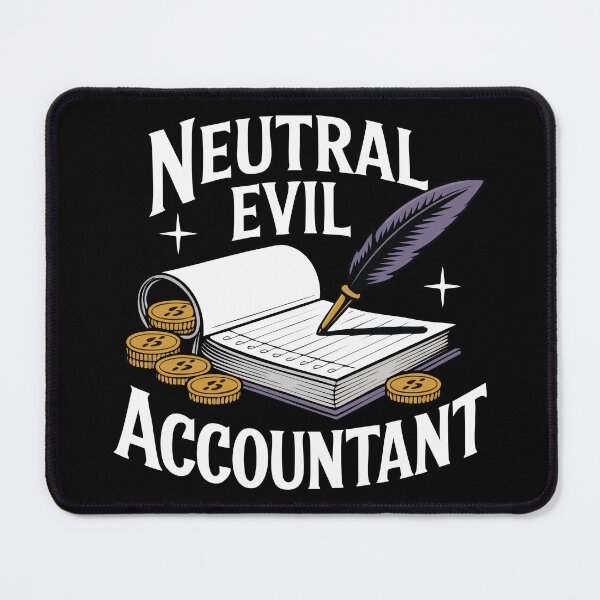 Item preview, Neutral Evil Tax Wizard designed and sold by CrownedCanvas.