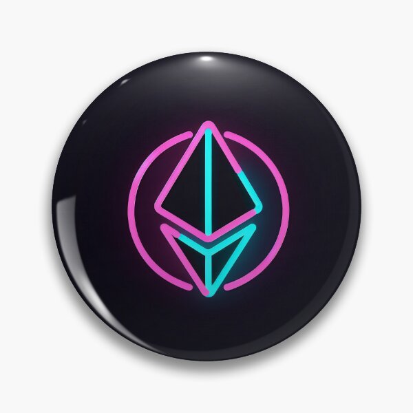 Item preview, neon ethereum symbol Design art designed and sold by tonylau81.