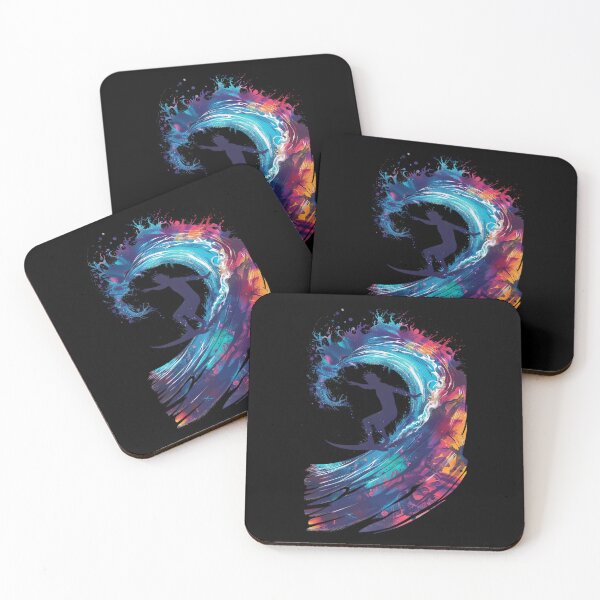 Artikelvorschau, Lebendige Surfwelle – Abstrakte Splash Art entworfen und verkauft von EmiBarDesign.