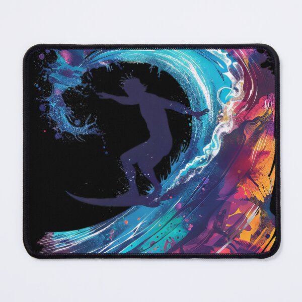 Artikelvorschau, Lebendige Surfwelle – Abstrakte Splash Art entworfen und verkauft von EmiBarDesign.