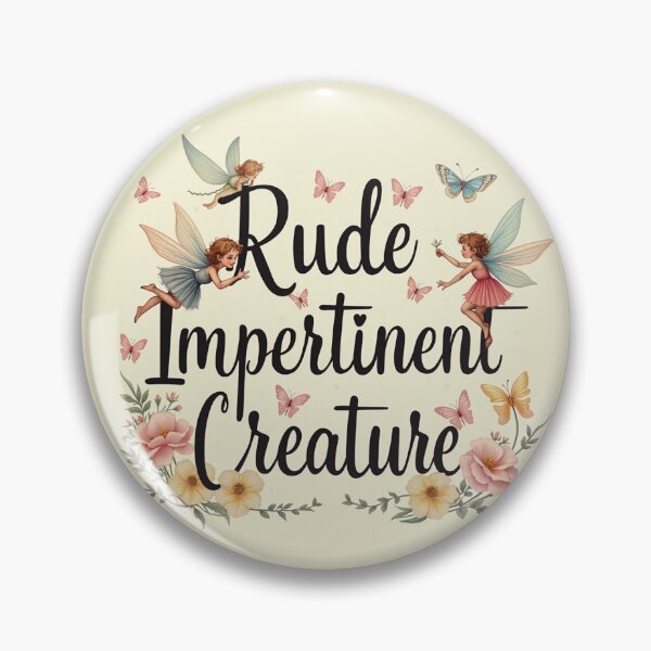 Item preview, Rude Impertinent Creature Fairies Fantasy designed and sold by creaturesonfire.