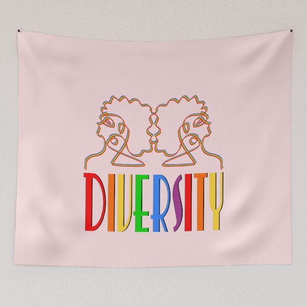 Item preview, Diversity Rainbow designed and sold by minimalartstory.