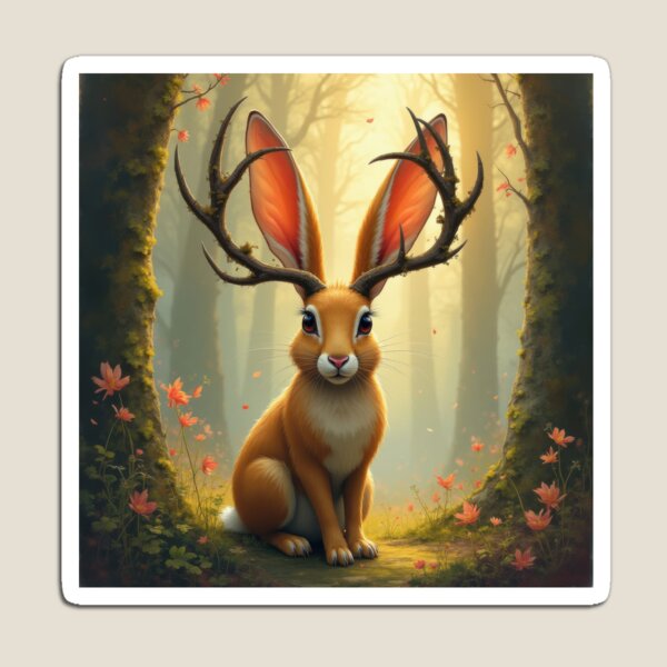 Item preview, Gentle Jackalope designed and sold by HabitableMoons.