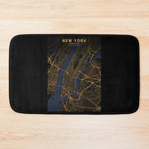 Item preview, New York Golden Map designed and sold by My Digital Mind.