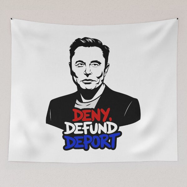Item preview, Deny Defund Deport designed and sold by Angry Swan Designs.