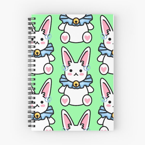 Item preview, Cute Bunny in a blue collar with bell designed and sold by Hustru.