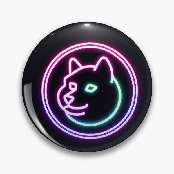 Item preview, neon doge symbol Design art designed and sold by tonylau81.