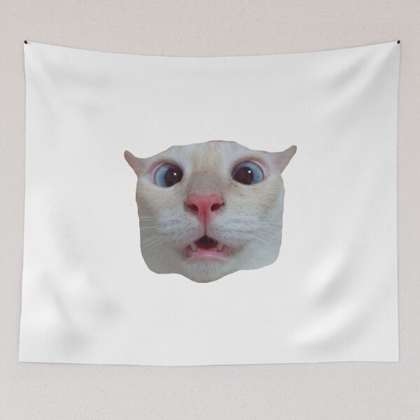 Item preview, MEME Distorted Cat - Weird & Wacky Face (Collection7-3) designed and sold by MetichaiTH.