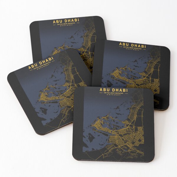 Item preview, Abu Dhabi Golden Map designed and sold by My Digital Mind.