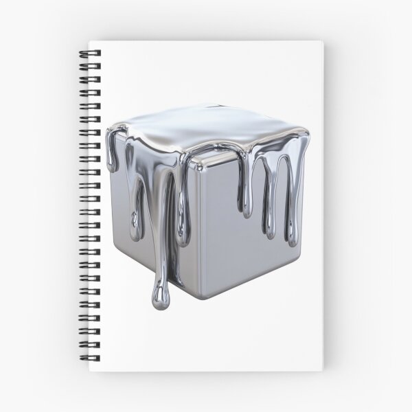 Item preview, A silver metal cube covered with liquid metal designed and sold by DragonflyLP.