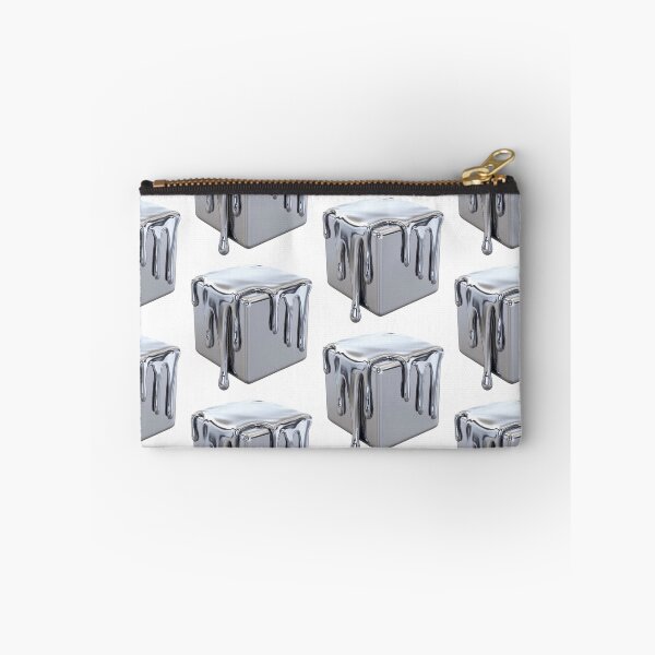 Item preview, A silver metal cube covered with liquid metal designed and sold by DragonflyLP.