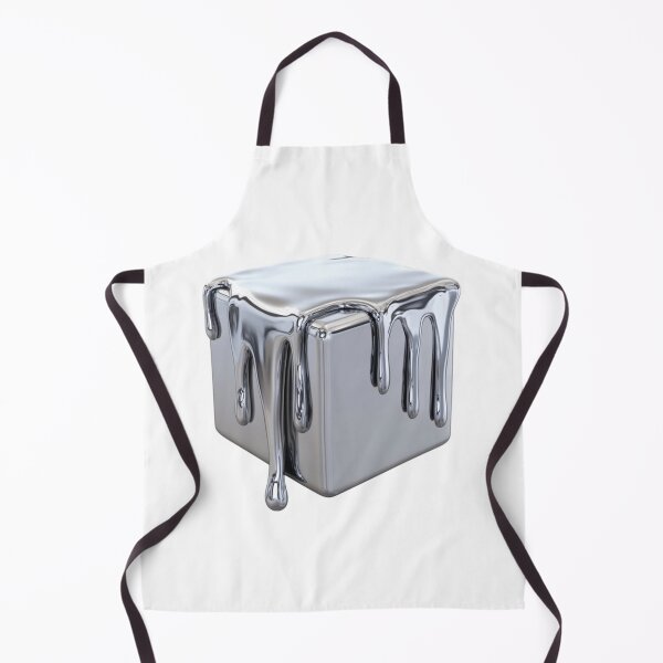 Item preview, A silver metal cube covered with liquid metal designed and sold by DragonflyLP.